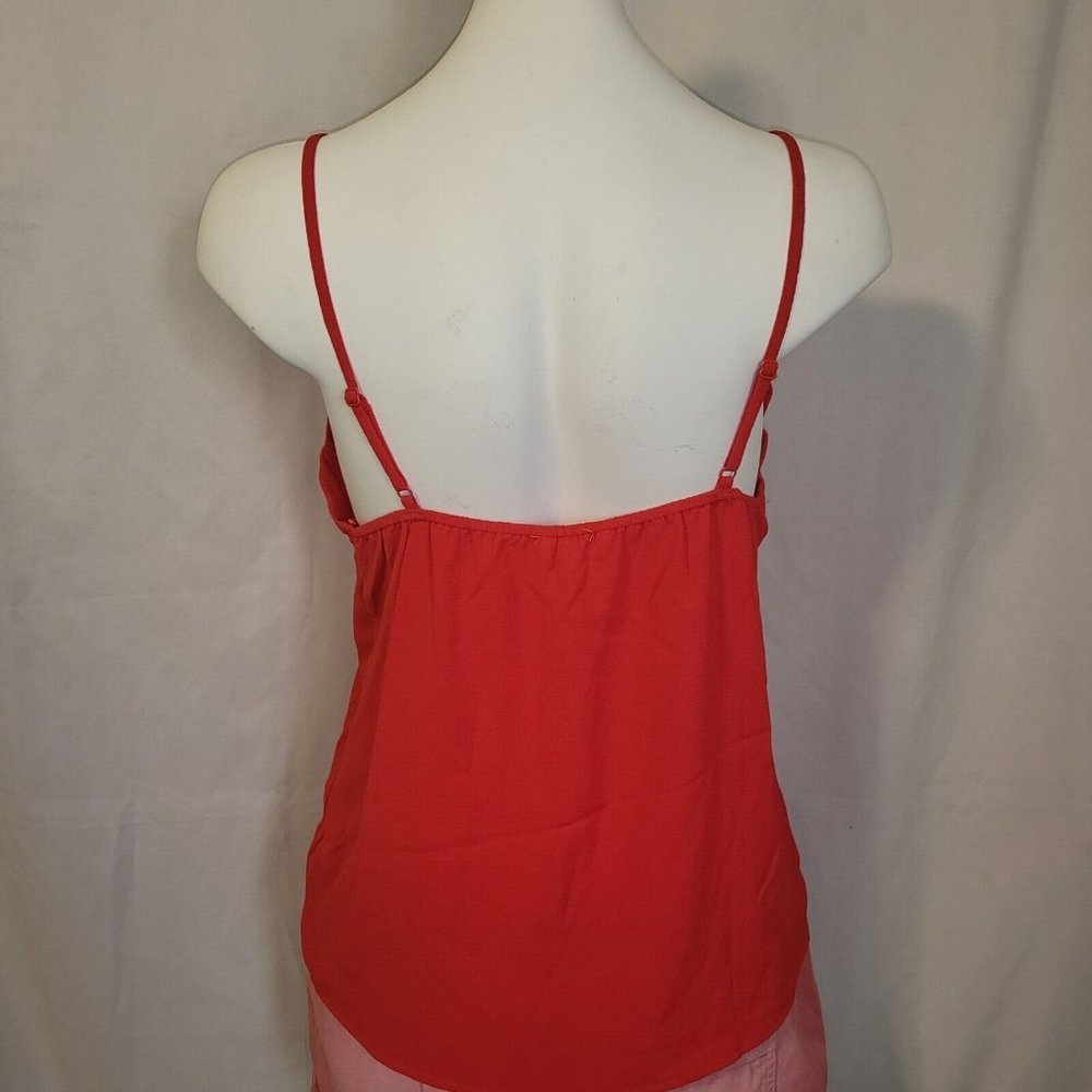 Three Monteau Women Size M Dressy Tank Tops Green, Red and Blue Low Cut, NWOT - Picture 10 of 10